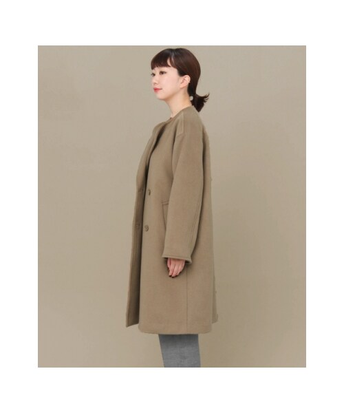 KBF（ケイビーエフ）の「【予約】KBF+ ダブルボタンビックコート  