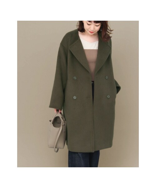 KBF（ケイビーエフ）の「【予約】KBF+ ダブルボタンビックコート  