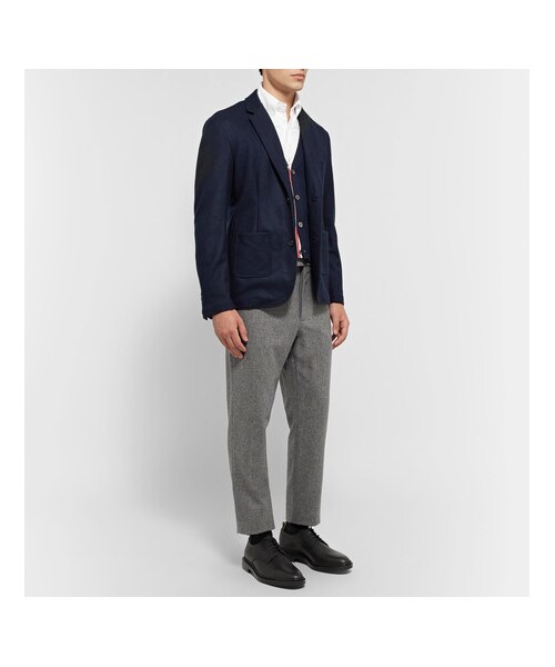 THOM BROWNE(トムブラウン)の「Thom Browne Button-Down Collar Striped Cotton Oxford Shirt(シャツ/ブラウス・メンズ・White・5/2/1/4)」の5枚目の写真