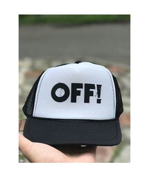 OFF! メッシュトラッカーキャップ　レッチリ　アンソニー　キース・モリス レア】OFF! メッシュキャップ レッチリ アンソニー着用
