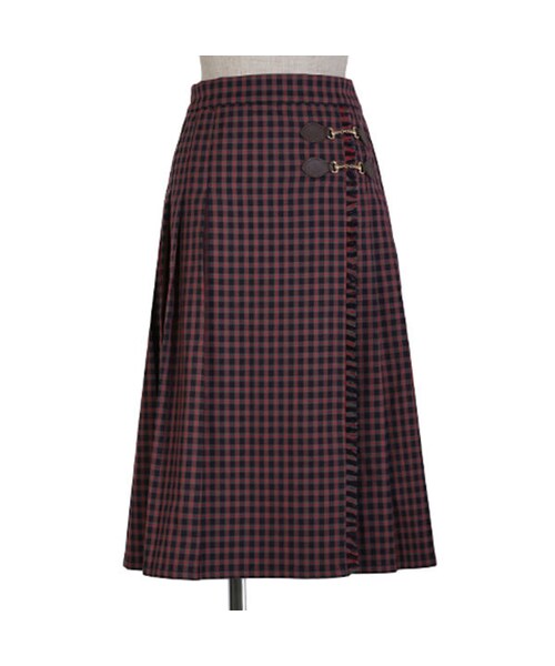 F i.n.t（フィント）の「ビット使いチェックキルトスカート/F i.n.t（スカート・レディース・その他）」の3枚目の写真