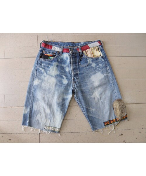 gilet（ジレ）の「gilet　リメイクデニムショートパンツ 1点もの（デニムパンツ・メンズ・その他）」の7枚目の写真