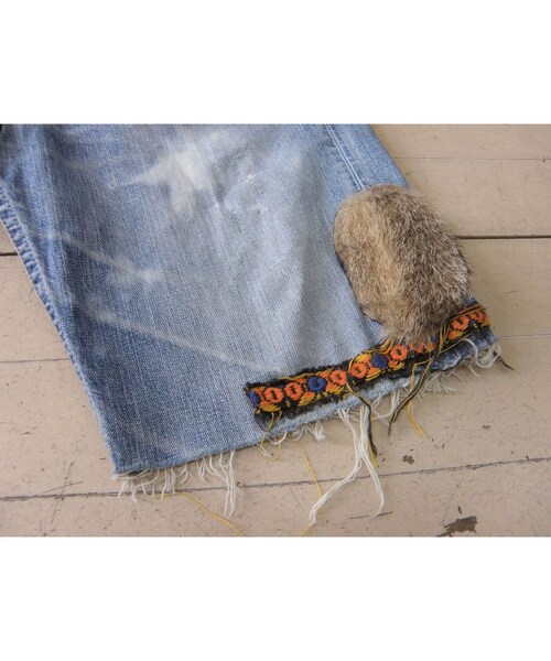 gilet（ジレ）の「gilet　リメイクデニムショートパンツ 1点もの（デニムパンツ・メンズ・その他）」の9枚目の写真