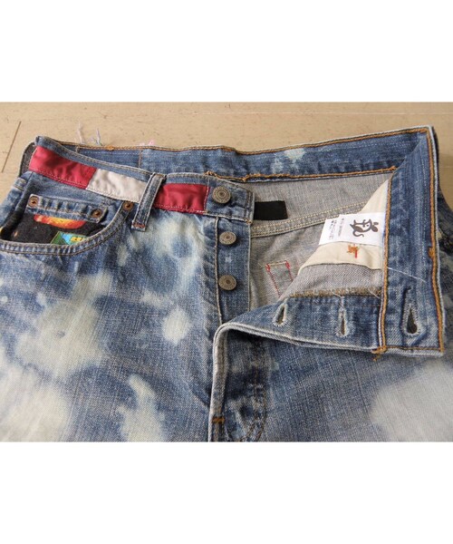 gilet（ジレ）の「gilet　リメイクデニムショートパンツ 1点もの（デニムパンツ・メンズ・その他）」の8枚目の写真