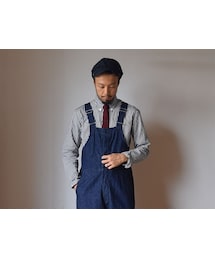 Ordinary fits | 【完売御礼】Ordinaryfits OVER ALL"DUKE" DENIM オーディナリーフィッツ オーバーオール"デューク" デニム【unisex】(その他アウター)