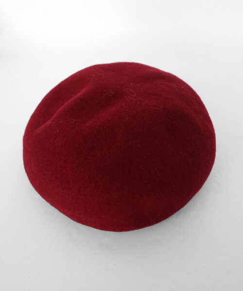 DHOLIC（ディーホリック）の「7COLORSウールブレンドベレー帽（ハンチング/ベレー帽・レディース・グレー/ホワイト/その他/レッド/ブラック/パープル/ベージュ・FREE）」の5枚目の写真