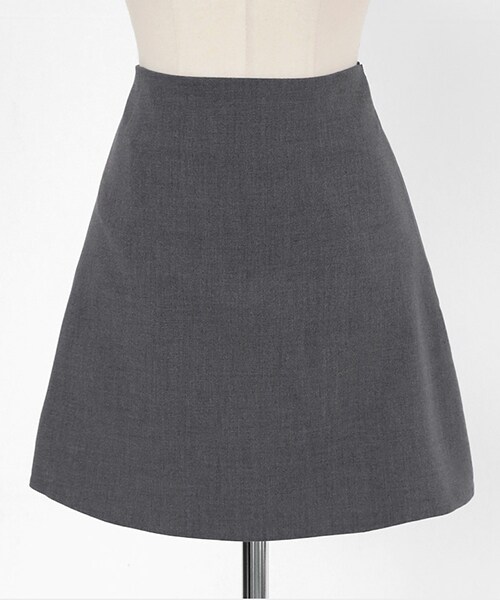 DHOLIC(ディーホリック)の「6COLORSミニマルAラインスカート(スカート・レディース・ピンク/ブラック/グリーン/グレー/レッド/ベージュ・S/M)」の3枚目の写真