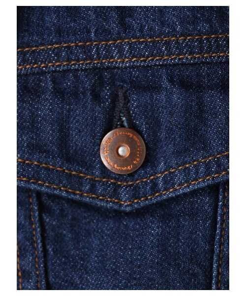 earth music&ecology（アースミュージックアンドエコロジー）の「USA COTTONデニム BIG Gジャン（ジャケット/アウター・ミディアムインディゴ/ダークインディゴ・F）」の7枚目の写真