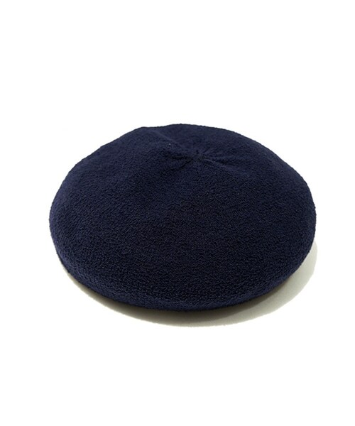 flower（フラワー）の「soft beret～ソフトベレー（ハンチング/ベレー帽・レディース・beige/blue・FREE）」の2枚目の写真