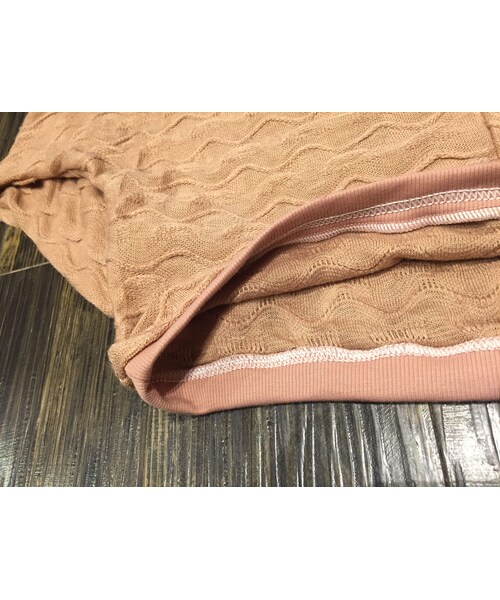 USED（ユーズド）の「Design knit tops　pink（ニット/セーター・レディース・その他）」の8枚目の写真