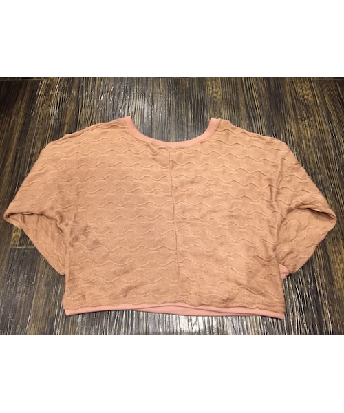 USED（ユーズド）の「Design knit tops　pink（ニット/セーター・レディース・その他）」の6枚目の写真