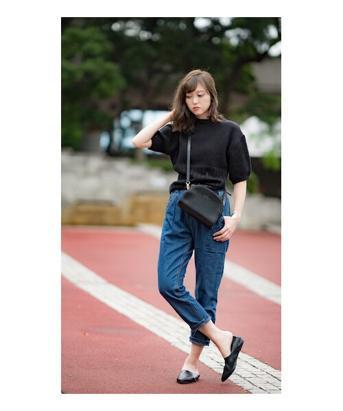 CHEER CLOSET（チアクローゼット）の「【プチプラのあや】ハイネックざっくりボリュームスリーブニット（ニット/セーター・レディース・ベージュ/ブラック/アイボリー・F）」の3枚目の写真