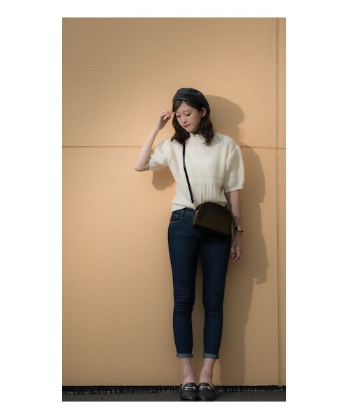 CHEER CLOSET（チアクローゼット）の「【プチプラのあや】ハイネックざっくりボリュームスリーブニット（ニット/セーター・レディース・ベージュ/ブラック/アイボリー・F）」の2枚目の写真