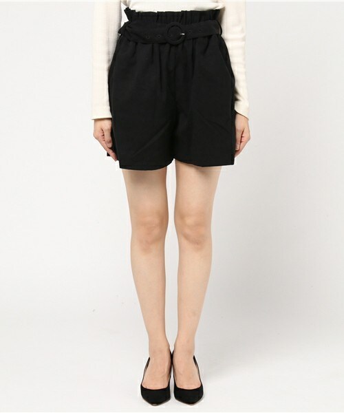 archives（アルシーヴ）の「ハイウエストショートパンツ（その他パンツ・レディース・ブラック/ピンク/レッド系その他・MEDIUM）」の4枚目の写真