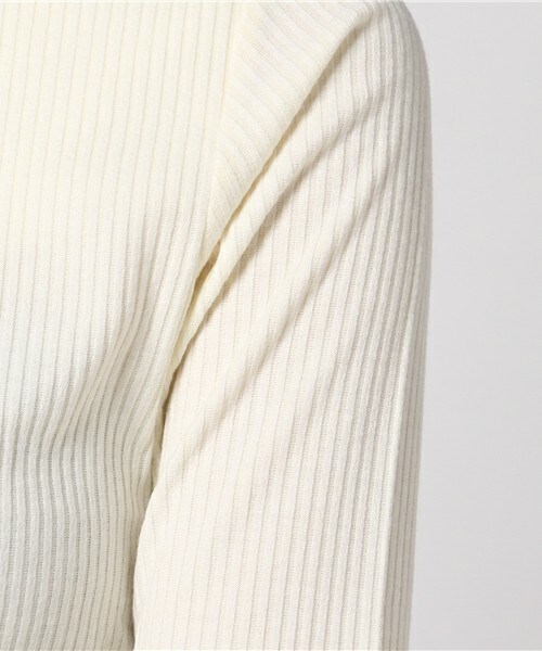 Doux archives（ドゥアルシーヴ）の「スカラッププルオーバー（Tシャツ/カットソー・レディース・オフホワイト/ブラック/チャコールグレー/ブラウン/グリーン/パープル・MEDIUM）」の12枚目の写真