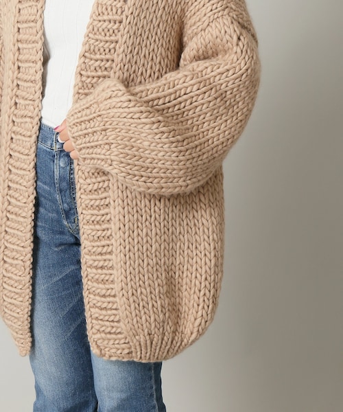 plage(プラージュ)の「《予約》I LOVE MR.MITTENS LOW G カーディガン◆(トップス・ベージュ/フリー/在庫なし)」の9枚目の写真