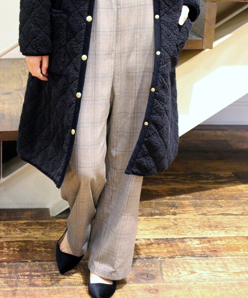 plage（プラージュ）の「《予約》別注TWW ARKLEY ボアロングコート  