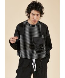 elephant TRIBAL fabrics | elephant TRIBAL fabrics  /  バスクコマンドT / ブラック(Tシャツ/カットソー)