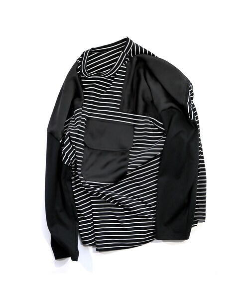 elephant TRIBAL fabrics（エレファントトライバルファブリックス）の「elephant TRIBAL fabrics  /  バスクコマンドT / ブラック（Tシャツ/カットソー・メンズ・その他）」の3枚目の写真