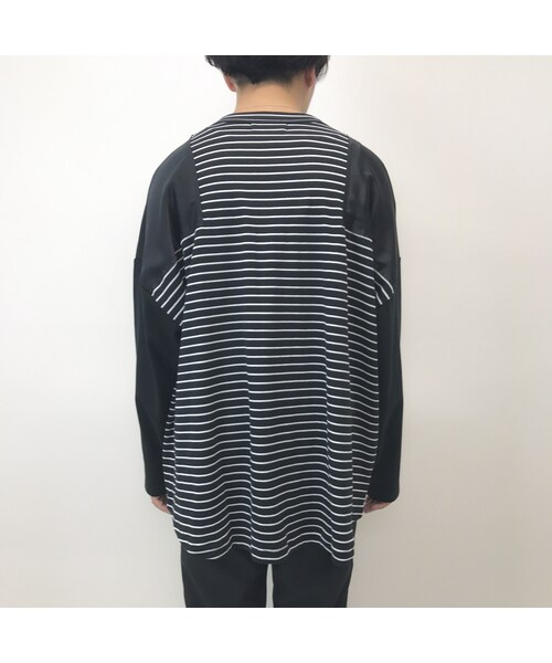 elephant TRIBAL fabrics（エレファントトライバルファブリックス）の「elephant TRIBAL fabrics  /  バスクコマンドT / ブラック（Tシャツ/カットソー・メンズ・その他）」の4枚目の写真