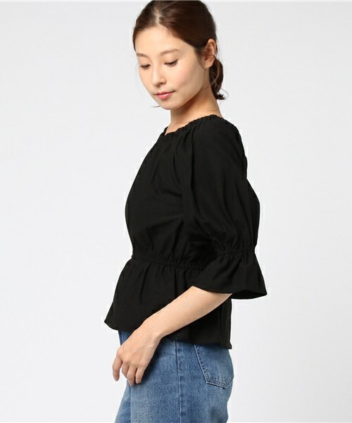 archives（アルシーヴ）の「釦付き3Wayブラウス（シャツ/ブラウス・レディース・オフホワイト/ブラック/レッド系その他・MEDIUM）」の5枚目の写真