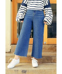 HOTPING | カットオフワイドデニムパンツ(デニムパンツ)