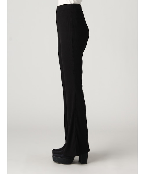 EVRIS（エヴリス）の「リブフレアレギンス（パンツ・レディース・グレー/ブラック/ブラウン）」の11枚目の写真