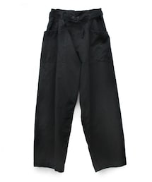 RNA-N | ＜予約＞エプロン風ドレープタックワーク(パンツ)