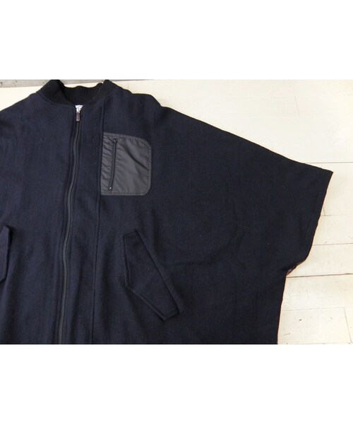 STOF（ストフ）の「stof　バックチェックワイドポンチョ（その他トップス・メンズ・その他）」の9枚目の写真