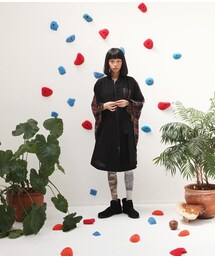 STOF | stof　バックチェックワイドポンチョ(その他トップス)