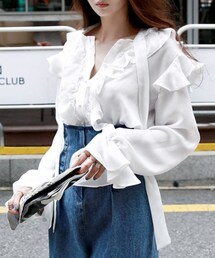 DINT | ルインフリルブラウス(シャツ/ブラウス)