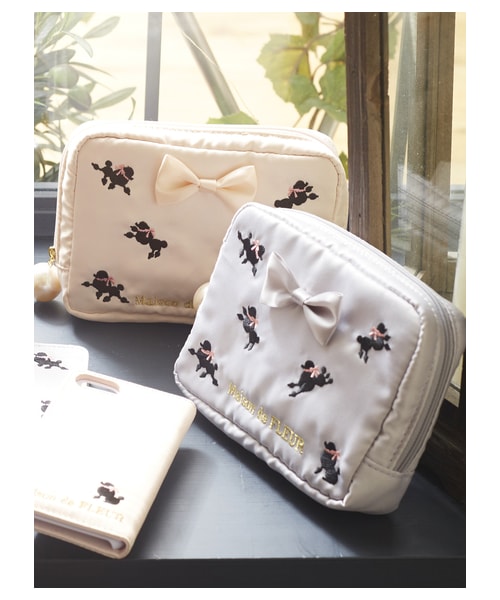 Maison de FLEUR メゾンドフルール プードル ポーチ メゾンドフルール