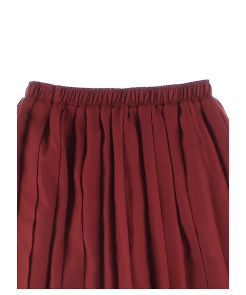 E hyphen world gallery（イーハイフンワールドギャラリー）の「・カラープリーツスカート（スカート・ブラック/レッド/ダークベージュ/テラコッタ/マスタード/カーキ・F）」の3枚目の写真