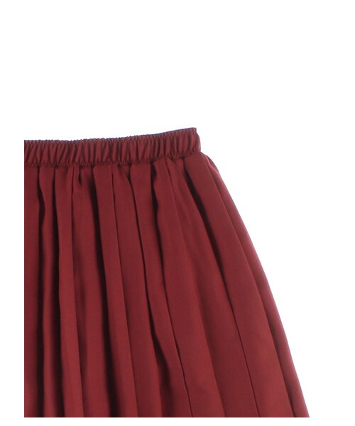 E hyphen world gallery（イーハイフンワールドギャラリー）の「・カラープリーツスカート（スカート・ブラック/レッド/ダークベージュ/テラコッタ/マスタード/カーキ・F）」の4枚目の写真