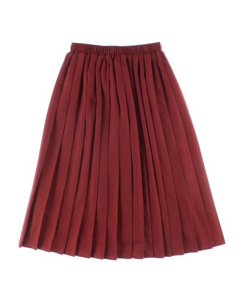 E hyphen world gallery（イーハイフンワールドギャラリー）の「・カラープリーツスカート（スカート・ブラック/レッド/ダークベージュ/テラコッタ/マスタード/カーキ・F）」の2枚目の写真