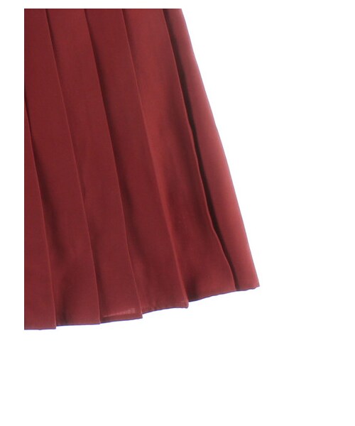 E hyphen world gallery（イーハイフンワールドギャラリー）の「・カラープリーツスカート（スカート・ブラック/レッド/ダークベージュ/テラコッタ/マスタード/カーキ・F）」の5枚目の写真