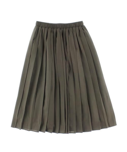 E hyphen world gallery（イーハイフンワールドギャラリー）の「・カラープリーツスカート（スカート・ブラック/レッド/ダークベージュ/テラコッタ/マスタード/カーキ・F）」の11枚目の写真