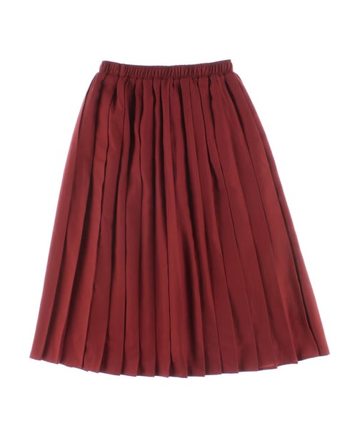 E hyphen world gallery（イーハイフンワールドギャラリー）の「・カラープリーツスカート（スカート・ブラック/レッド/ダークベージュ/テラコッタ/マスタード/カーキ・F）」の9枚目の写真