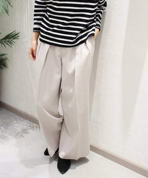 美品 Plage タックワイドパンツ グレー 36　 　 　グレー 美品 Plage タックワイドパンツ グレー 36 グレー 美品 Plage