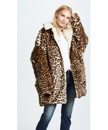 R13（アールサーティーン）の「R13 Leopard Hunting Faux Fur Coat