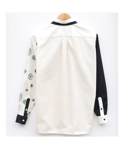 NIRAME.CO（ニラメッコ）の「モノトンぽぽシャツ（シャツ/ブラウス・メンズ・その他）」の3枚目の写真