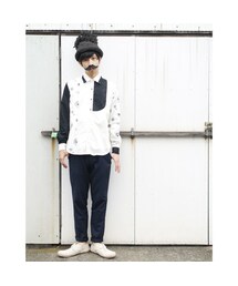 NIRAME.CO | モノトンぽぽシャツ(シャツ/ブラウス)