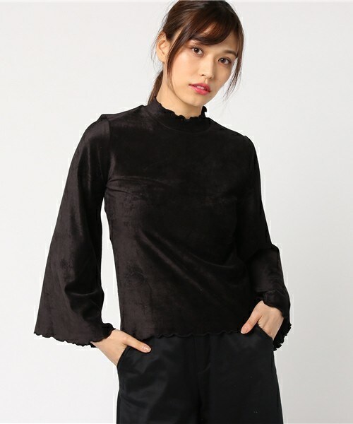 archives（アルシーヴ）の「バックリボンビスチェ×インナー（Tシャツ/カットソー・レディース・ブラック/ベージュ・MEDIUM）」の9枚目の写真