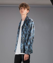 LIDNM | ノイズパターンオープンカラーシャツ(シャツ/ブラウス)