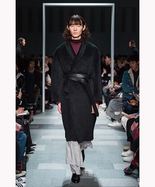 エトセンス ショールカラーダブルブレストコート