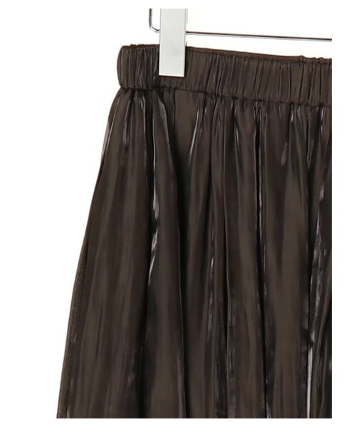 GARAGE OF GOOD CLOTHING（ガレージオブグッドクロージング）の「光沢マキシスカート（スカート・カーキ/ネイビー・F）」の7枚目の写真