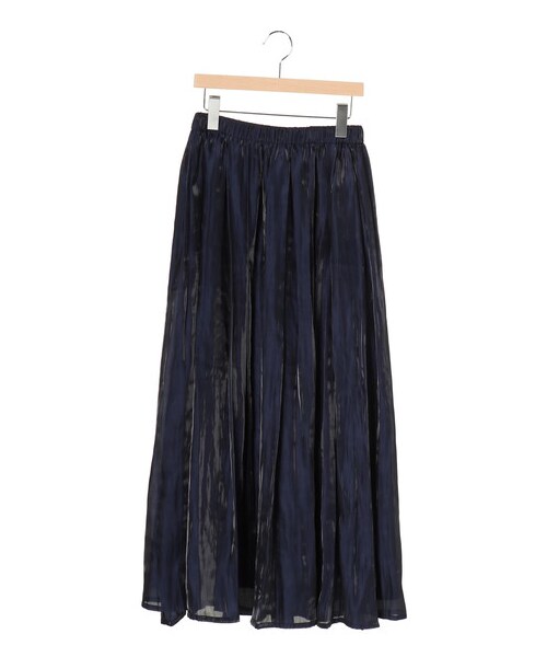 GARAGE OF GOOD CLOTHING（ガレージオブグッドクロージング）の「光沢マキシスカート（スカート・カーキ/ネイビー・F）」の11枚目の写真