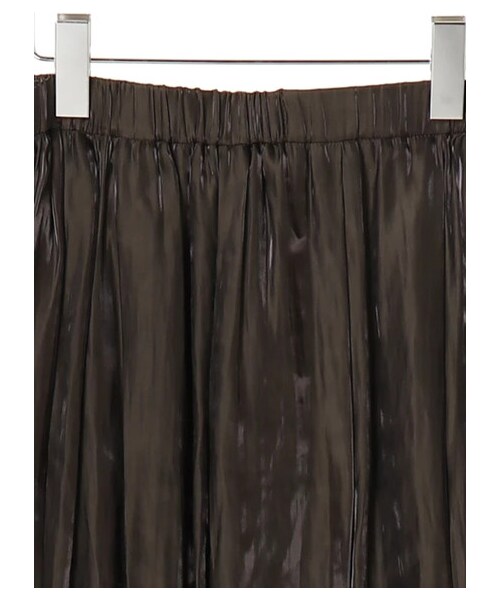 GARAGE OF GOOD CLOTHING（ガレージオブグッドクロージング）の「光沢マキシスカート（スカート・カーキ/ネイビー・F）」の9枚目の写真