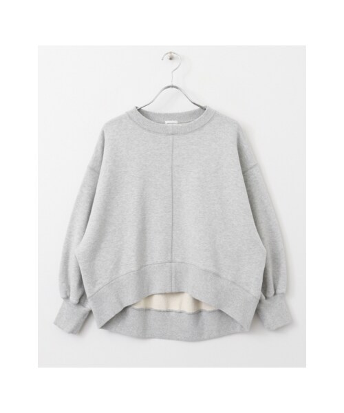 アーバンリサーチ　ボリュームスリーブスェットプルオーバー SENSE OF PLACE by URBAN RESEARCH（センスオブプレイスバイアーバン