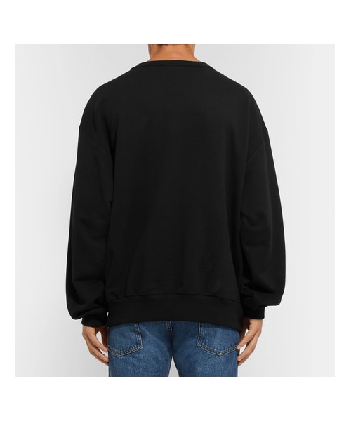 DRIES VAN NOTEN(ドリスヴァンノッテン)の「Dries Van Noten Printed Cotton And Wool-Blend Sweatshirt(スウェット・メンズ・Black・XL/M/S/L)」の3枚目の写真